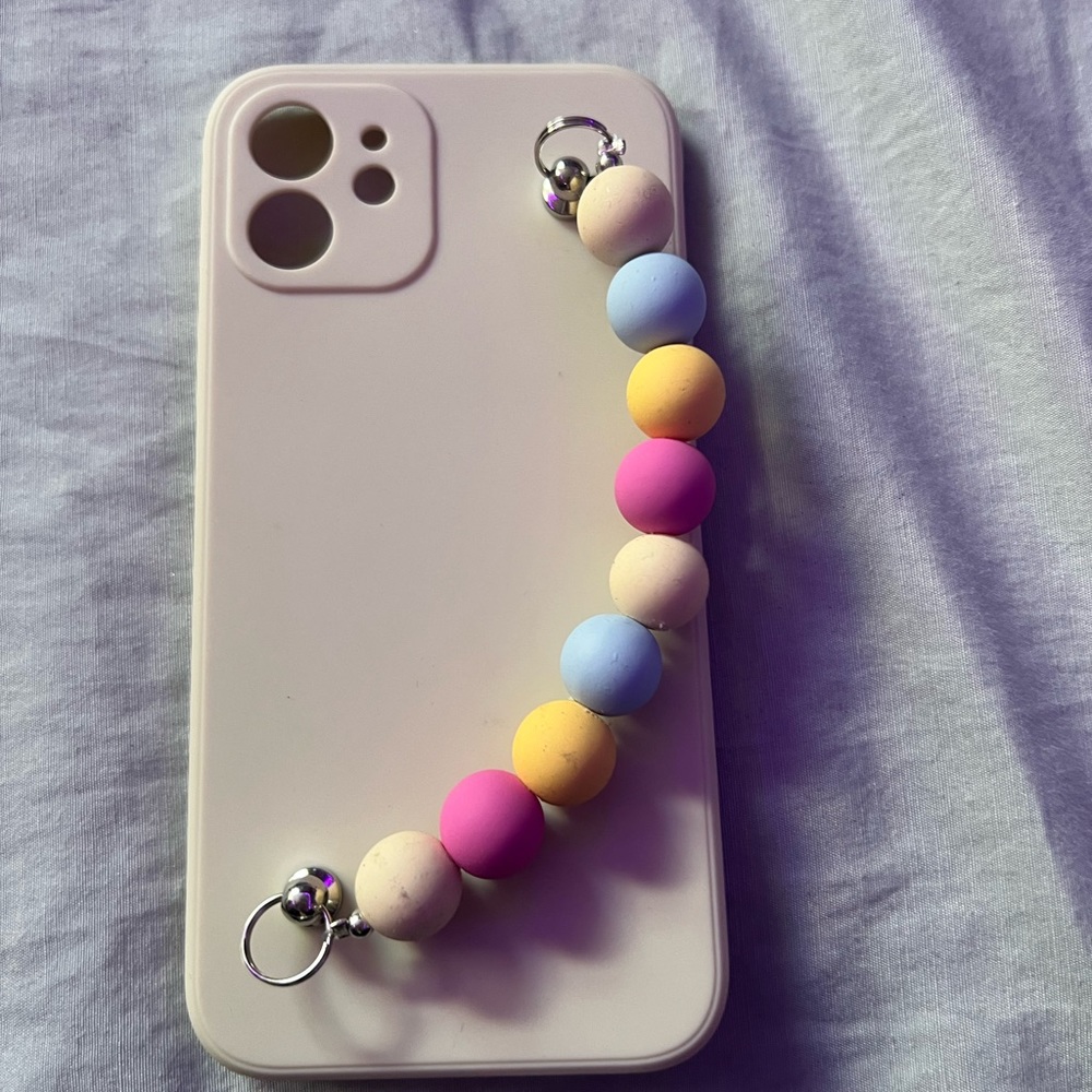 iPhone 12 case with charm